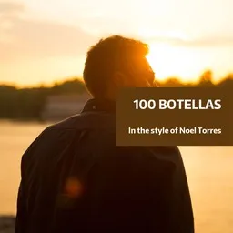 Titelbild für 100 Botellas - Noel Torres Karaoke-Version