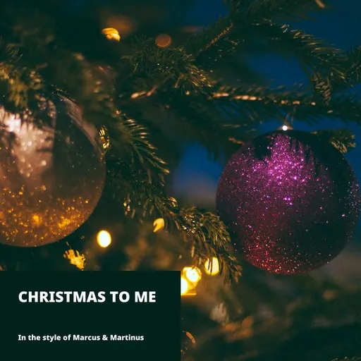 Karaoke Christmas To Me by Marcus & Martinus — sing along with lyrics on Singa