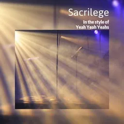 Cover art for Sacrilege - Yeah Yeah Yeahs karaoke version