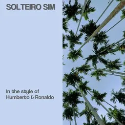 Cover art for Solteiro Sim - Humberto & Ronaldo karaoke version