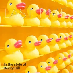 Cover art for Last Time - Becky Hill karaoke version