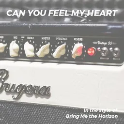 Omslagsbild för Can You Feel My Heart - Bring Me the Horizon karaokeversion