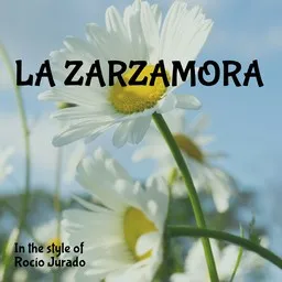 Cover art for La Zarzamora - Rocío Jurado karaoke version
