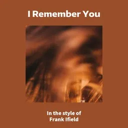 Cover art for I Remember You - Frank Ifield karaoke version