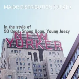 Omslagsbild för Major Distribution (clean) - 50 Cent,Snoop Dogg,Young Jeezy karaokeversion