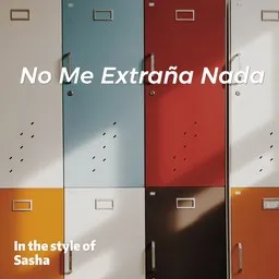 Cover art for No Me Extraña Nada - Sasha karaoke version