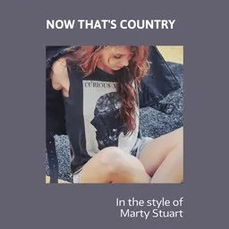 Cover art for Now That's Country - Marty Stuart karaoke version