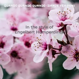 Cover art for Quando Quando Quando (Dance Version) - Engelbert Humperdinck karaoke version