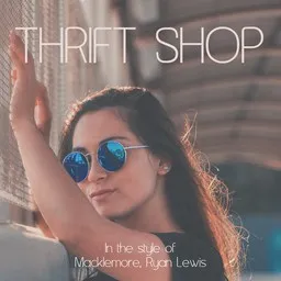 Omslagsbild för Thrift Shop - Macklemore,Ryan Lewis karaokeversion