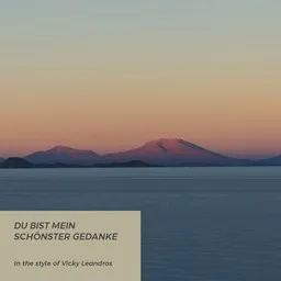 Cover art for Du bist mein schönster Gedanke - Vicky Leandros karaoke version