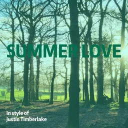 Karaokekappaleen Summer Love - Justin Timberlake kansikuva