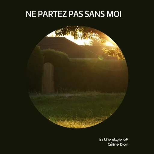 Ne partez pas sans moi - Karaoke