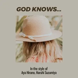 Karaokekappaleen God knows... - Aya Hirano,Haruhi Suzumiya kansikuva