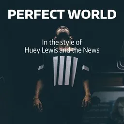Karaokekappaleen Perfect World - Huey Lewis and the News kansikuva