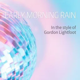 Cover art for Early Morning Rain - Gordon Lightfoot karaoke version