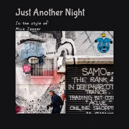 Cover art for Just Another Night - Mick Jagger karaoke version