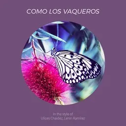 Cover art for Como Los Vaqueros - Lenin Ramírez,Ulices Chaidez karaoke version