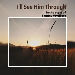 Karaokekappaleen I'll See Him Through - Tammy Wynette kansikuva