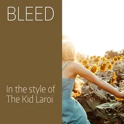 Cover art for Bleed - The Kid Laroi karaoke version