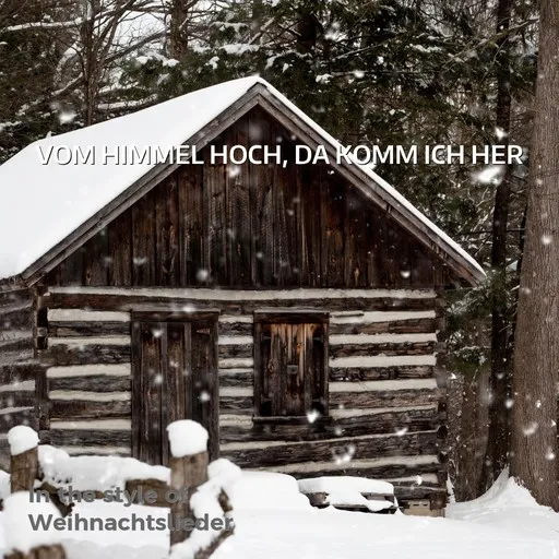 Karaoke Vom Himmel hoch, da komm ich her esittäjältä Weihnachtslieder — laula mukana sanoituksilla Singassa