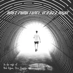 Cover art for Don't Think Twice, It's All Right - Bob Dylan,Eric Clapton karaoke version
