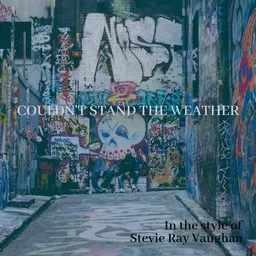 Cover art for Couldn't Stand The Weather - Stevie Ray Vaughan karaoke version