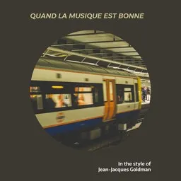 Cover art for Quand la musique est bonne - Jean-Jacques Goldman karaoke version