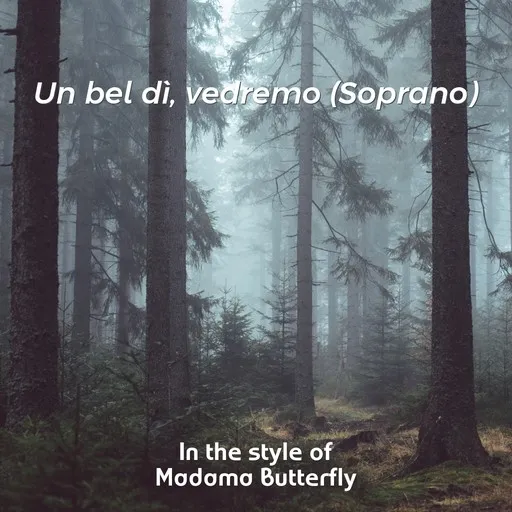 Un bel dì, vedremo (Soprano) - Karaoke
