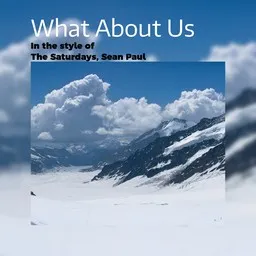 Cover art for What About Us - Sean Paul,The Saturdays karaoke version