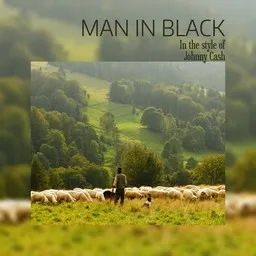Cover art for Man In Black - Johnny Cash karaoke version