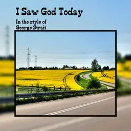 Titelbild für I Saw God Today - George Strait Karaoke-Version