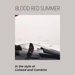 Titelbild für Blood Red Summer - Coheed and Cambria Karaoke-Version