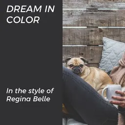 Cover art for Dream In Color - Regina Belle karaoke version
