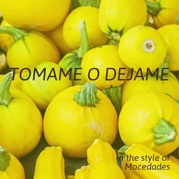Cover art for Tomame O Dejame - Mocedades karaoke version