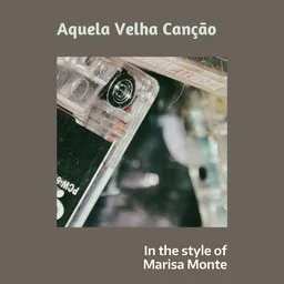 Cover art for Aquela Velha Canção - Marisa Monte karaoke version