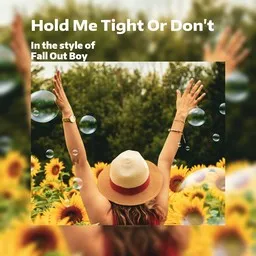 Omslagsbild för Hold Me Tight Or Don't - Fall Out Boy karaokeversion