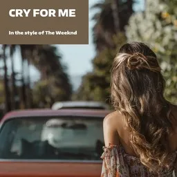 Karaokekappaleen Cry For Me - The Weeknd kansikuva