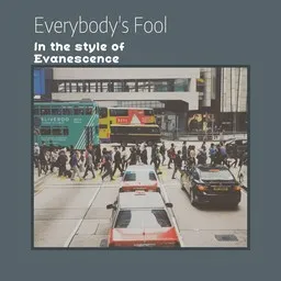 Cover art for Everybody's Fool - Evanescence karaoke version