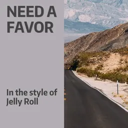 Cover art for Need a Favor - Jelly Roll karaoke version