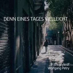 Cover art for Denn eines tages vielleicht - Wolfgang Petry karaoke version