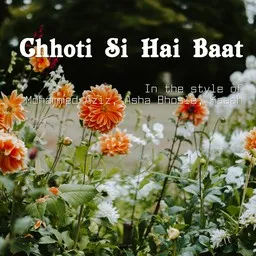 Omslagsbild för Chhoti Si Hai Baat - Asha Bhosle,Kaash,Mohammed Aziz karaokeversion