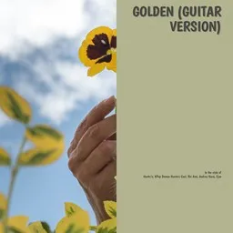 Cover art for Golden (Guitar Version) - Audrey Nuna,Ejae,Huntr/x,KPop Demon Hunters Cast,Rei Ami karaoke version