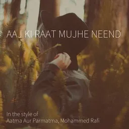 Omslagsbild för Aaj Ki Raat Mujhe Neend - Aatma Aur Parmatma,Mohammed Rafi karaokeversion