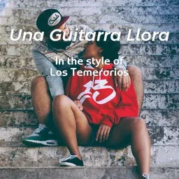 Cover art for Una Guitarra Llora - Los Temerarios karaoke version