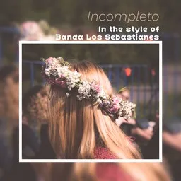 Karaokekappaleen Incompleto - Banda Los Sebastianes kansikuva