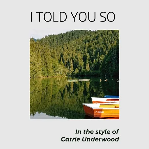 I Told You So - Karaoke
