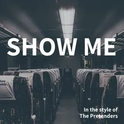 Omslagsbild för Show Me - The Pretenders karaokeversion