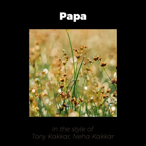 Karaoke Papa av Neha Kakkar, Tony Kakkar — sjung med på texten på Singa