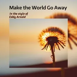 Titelbild für Make the World Go Away - Eddy Arnold Karaoke-Version