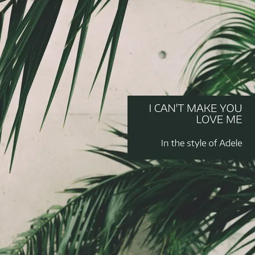 I Can't Make You Love Me - Karaoke
